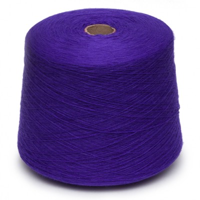 Пряжа в бобине, ярко-лиловый 523/0, 30% шерсть, 70% акрил, 31/2, Пинск