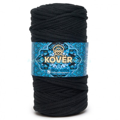 Шнур 6 мм, 534/1 черный , акрил