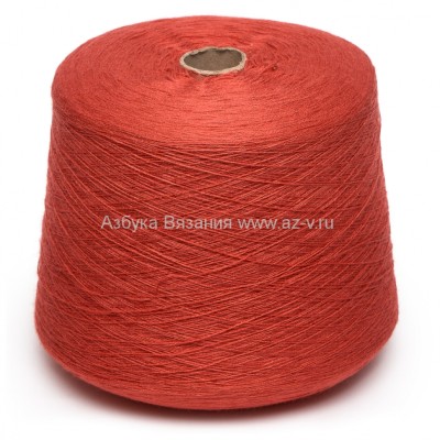 Пряжа в бобине, 822/4 красный кирпич, 100% акрил, 32/2, Пинск