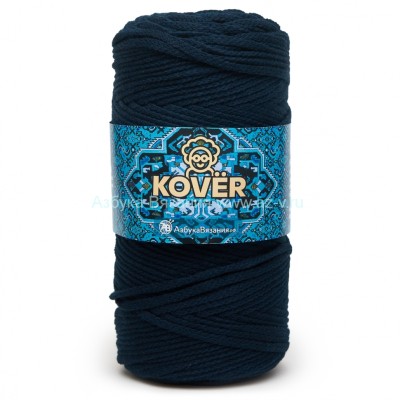 Шнур 6 мм, 571/2 меланж синий , акрил