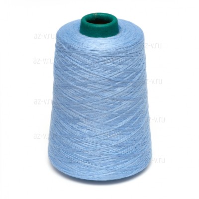 Пряжа в бобине, Millefili S.P.A. LOTI, небесный PO201, 70% вискоза, 30% PA