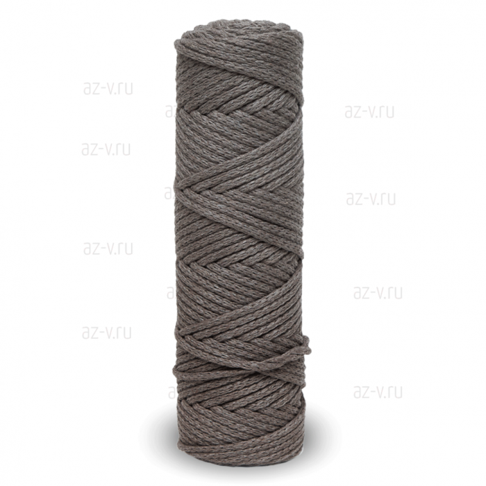 Шнур хлопковый 3 мм.,  50 м., корица, AZ 3-104