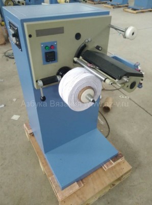 Моталка на цилиндр, нити толщины от 3 до 10 мм. (джут, полипропилен)