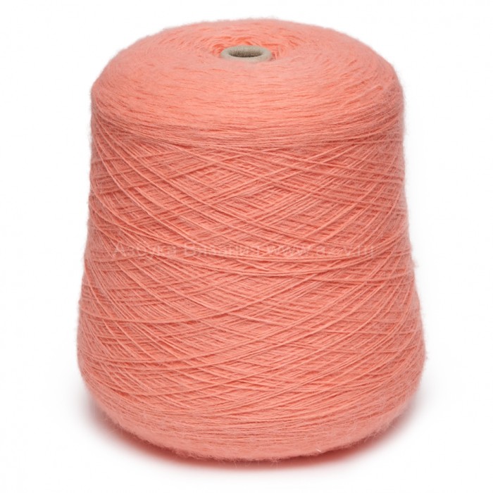 Пряжа в бобине Canan tekstil, PF-63 коралл, 15% шерсть, 85% акрил
