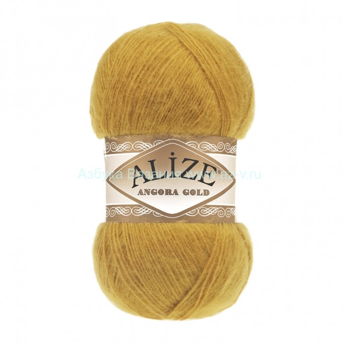 Пряжа Alize Angora Gold 002, 20% шерсть, 80% акрил, 100 гр