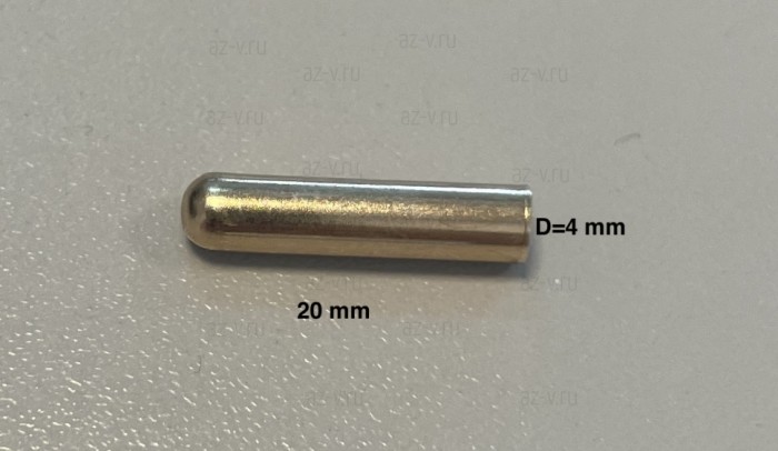 Металлический наконечник на шнур, эглет