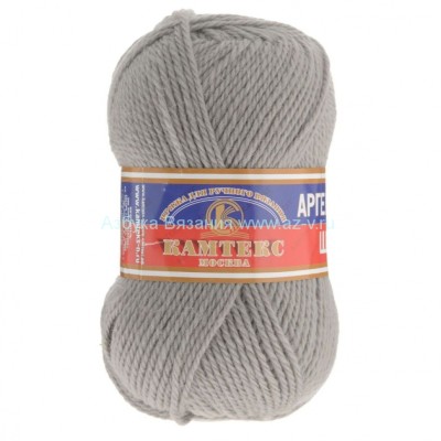 Пряжа &quot;Аргентинская шерсть&quot;, светло серый 168, шерсть 100%, 100 г.