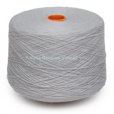 Пряжа в бобине, E.Miroglio Hunor, платиновый X1W, 50% меринос, 50% акрил
