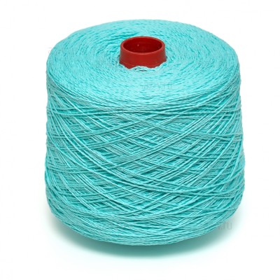 Пряжа в бобине, Zegna Baruffa Summer PePe, мята 403813, 82% хлопок, 8% шёлк, 10% кашемир