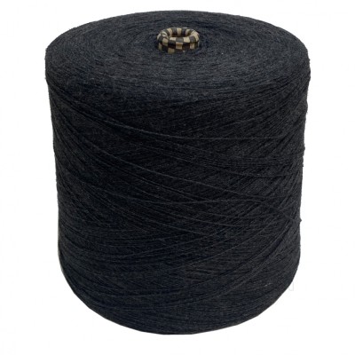 Пряжа в бобине Турция, антрацит 1004, 100% акрил, Nm 28/2