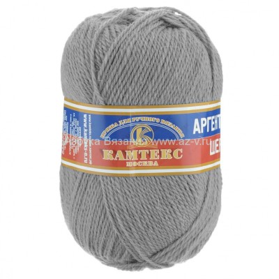 Пряжа &quot;Аргентинская шерсть&quot;, серый 169, шерсть 100%, 100 г.