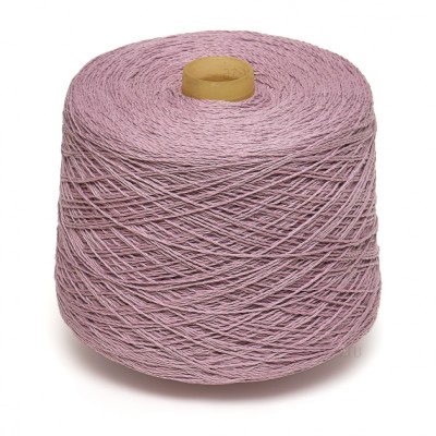 Пряжа в бобине, Zegna Baruffa Summer PePe, пудра 595426, 82% хлопок, 8% шёлк, 10% кашемир