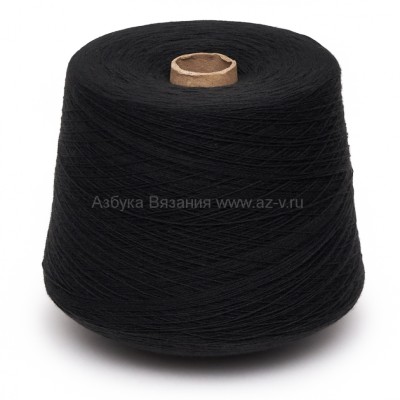 Пряжа в бобине, 534/1(8) черный, 100% акрил, 32/2, Пинск