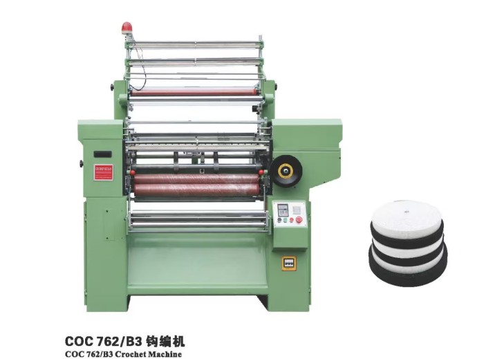 Crochet машина для тесьмы, эластичная лента