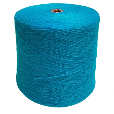 Пряжа в бобине Турция, бирюза 1577, 100% акрил, Nm 32/2