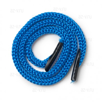 Шнур для пакетов, ПП, 4 мм.,  синий