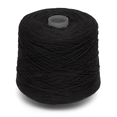 Пряжа в бобине, Zegna Baruffa Summer PePe, шоколад 947348, 82% хлопок, 8% шёлк, 10% кашемир