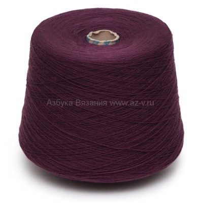 Пряжа в бобине, 544/4 ежевика, 100% акрил, 32/2, Пинск