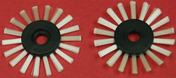 Щётка круглая для однофонтурного моста Silver