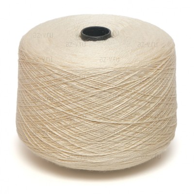 Пряжа в бобине, E.Miroglio Hunor, экрю W7A, 50% меринос, 50% акрил