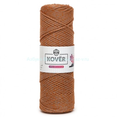 Шнур 2 мм, 782/7 рыжик , акрил + люрекс