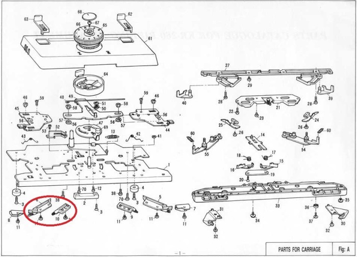 Щетка плоская для соединительного плеча Brother KR 3 класс