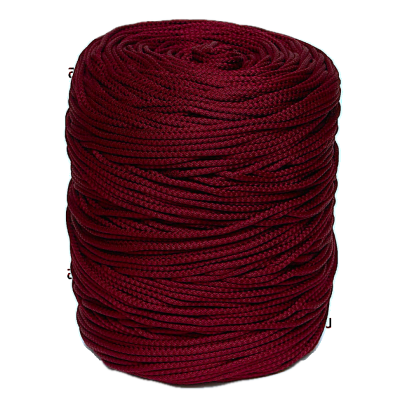 Шнур-гамак 5 мм, бордо 153, полиэфир