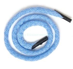 Шнур для пакетов с наконечником, акрил  5 мм