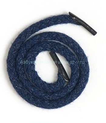 Шнур для пакетов с наконечником, акрил  5 мм