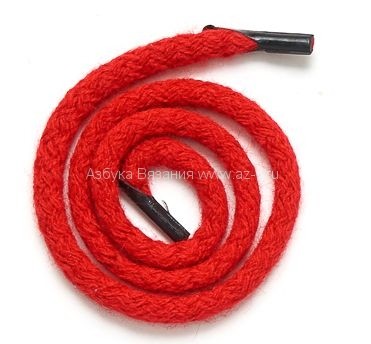 Шнур для пакетов с наконечником, акрил  5 мм