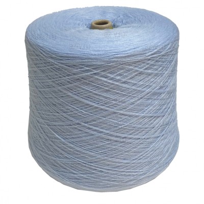 Пряжа в бобине Турция, светло-синий 1138, 100% акрил, Nm 28/2