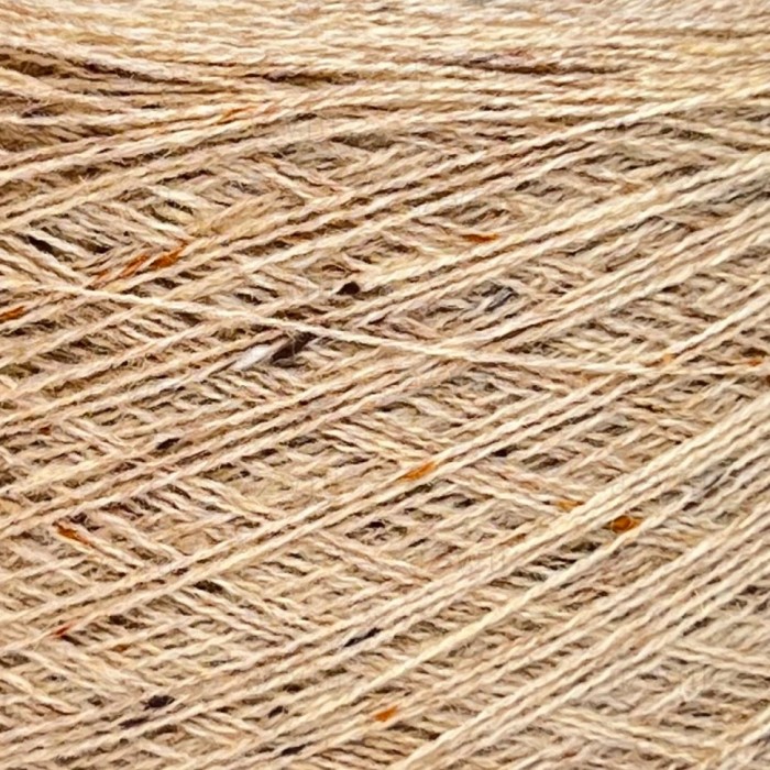 Пряжа в бобине, Zegna Baruffa Fancy yell, 725406 беж, 100% меринос