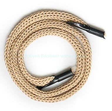 Шнур для пакетов, ПП, 5 мм., светло-коричневый