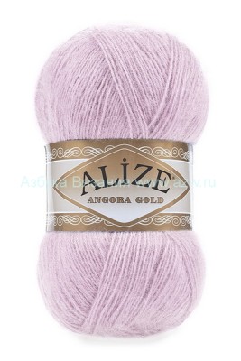 Пряжа Alize Angora Gold, лиловый 027, 20% шерсть, 80% акрил, 100 гр.