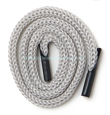 Шнур для пакетов, ПП, 5 мм., светло-серый