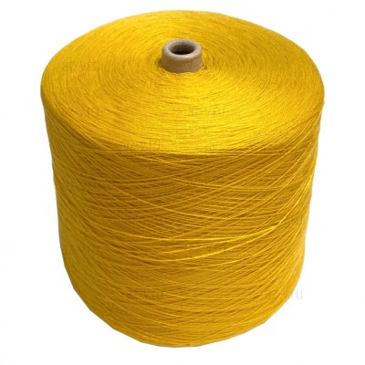Пряжа в бобине Турция, ярко-желтый 9534, 100% акрил, Nm 28/2