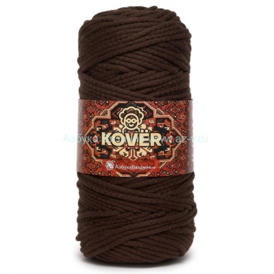 Шнур 5 мм, 533/2 шоколад , акрил