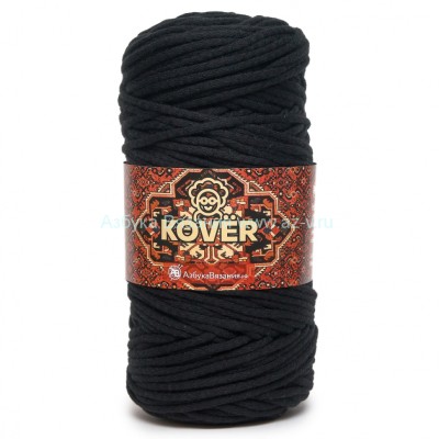 Шнур 5 мм, 534/1 черный, акрил