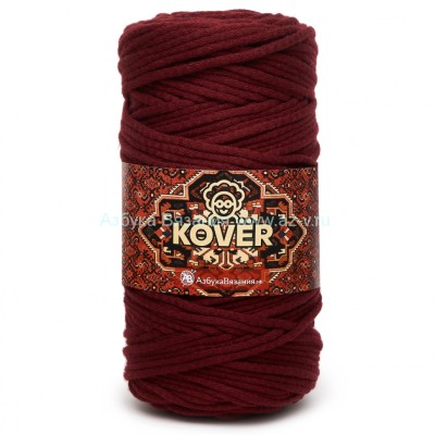 Шнур 5 мм, 544/1 светло бордовый, акрил