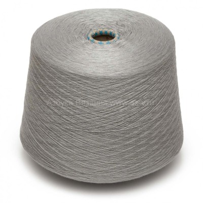 Пряжа в бобине Zafer tekstil, 17-5102/3 светлый металлик, 50% Хлопок/50% Акрил , Ne 20/2, Турция