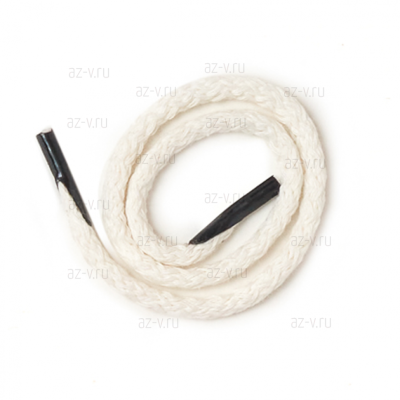 Шнур для пакетов, хлопок, 5 мм., молочный