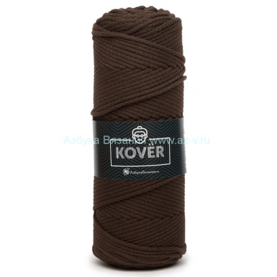 Шнур 4 мм, коричневый 2115 , хлопок