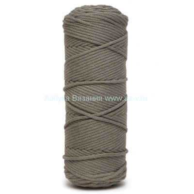 Шнур 4 мм, светлый антрацит 2124 , хлопок
