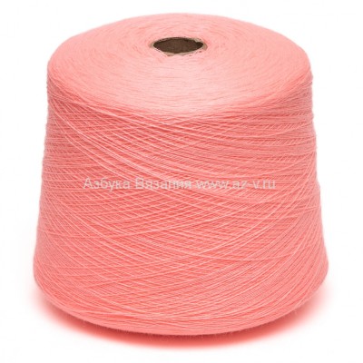 Пряжа в бобине, 587/1 персиковый бутон, 100% акрил, 32/2, Пинск