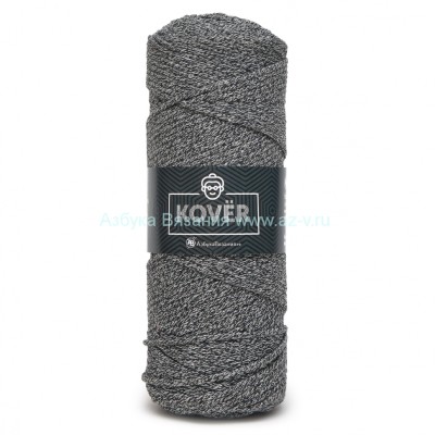 Шнур 4 мм, черный /белый 102/111, хлопок