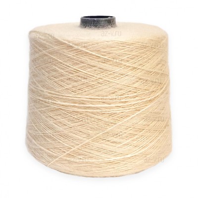 Пряжа в бобине, фарфор 031, FILATI RICCIO, 50% кидмохер, 30% полиамид, 20% полиакрил