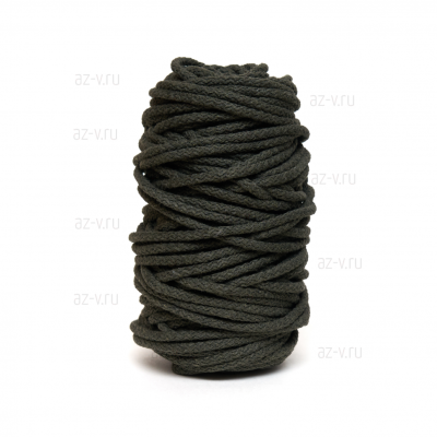 Шнур хлопковый для шитья ср. жесткости 5 мм., ламинария, AZ 5-SH-122