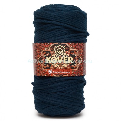 Шнур 5 мм, 571/2 меланж синий, акрил