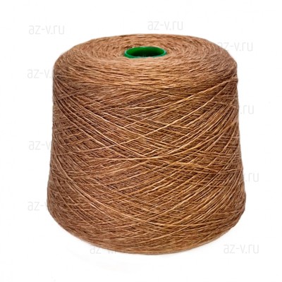 Пряжа в бобине, Zegna Baruffa Fiammato, 800265 арахис, 100% меринос