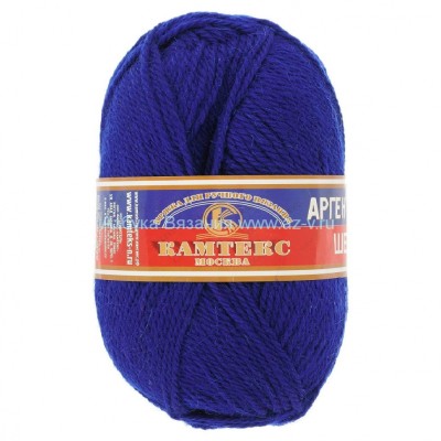 Пряжа &quot;Аргентинская шерсть&quot;, василек 019, шерсть 100%, 100 г.